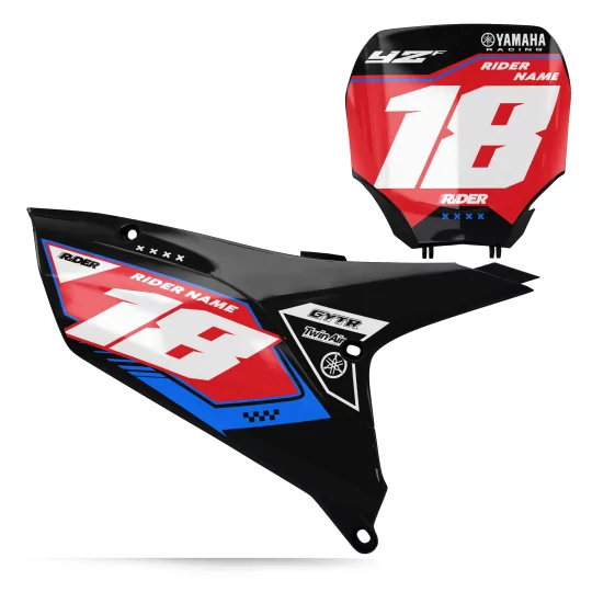 Kit adhesivos moto KIT ADHESIVOS FONDS DE PLAQUES PERSO YAMAHA AUTHORITY