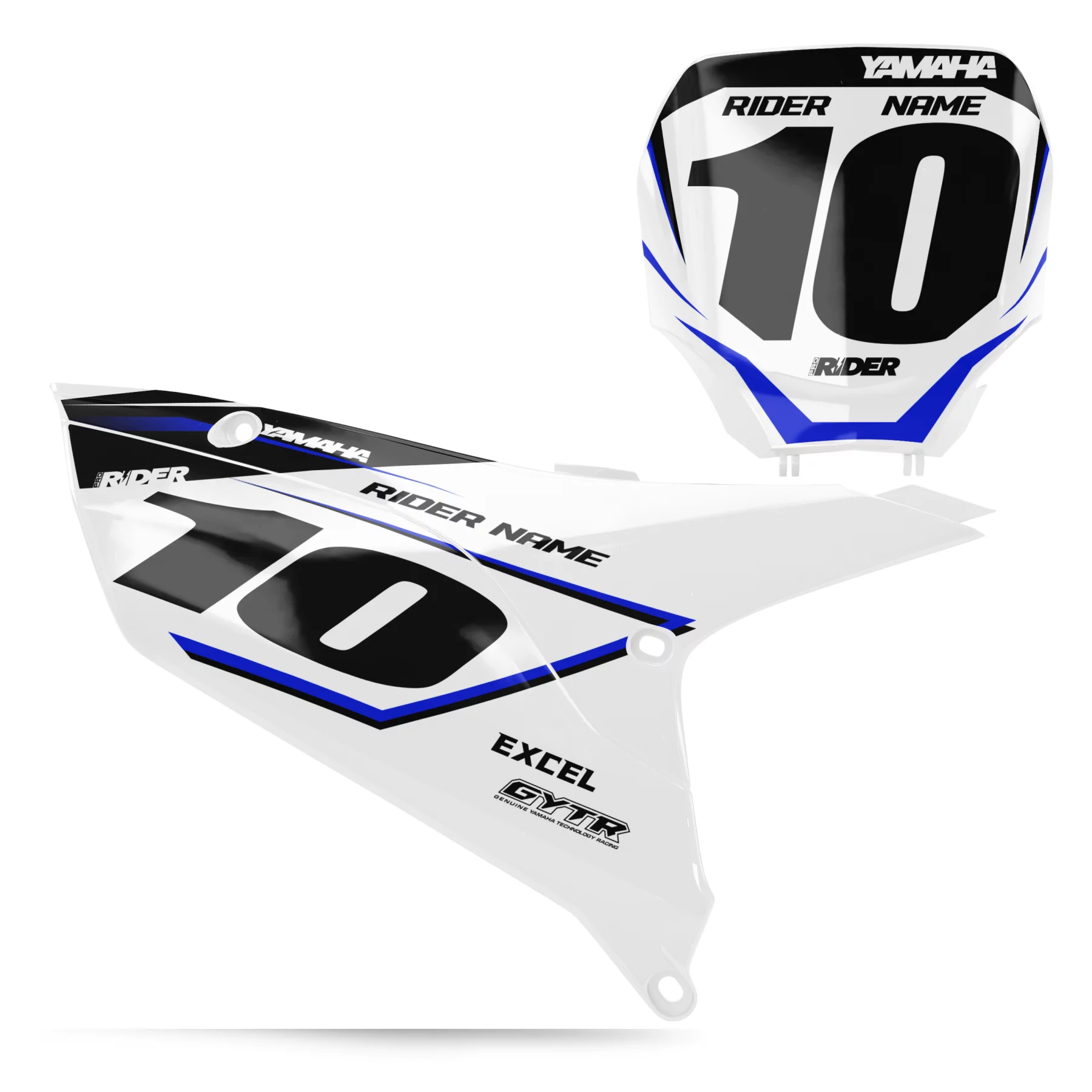 Kit adesivos moto KIT ADESIVOS FUNDOS DE PLACAS PERSO YAMAHA SHATTER