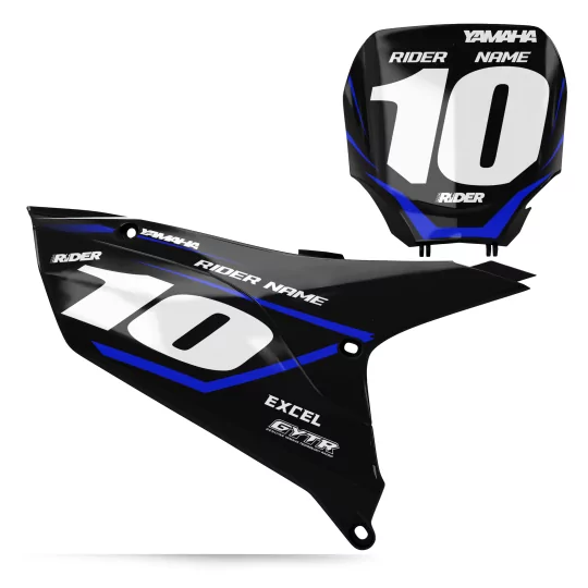 Kit adesivos moto KIT ADESIVOS FUNDOS DE PLACAS PERSO YAMAHA DARK