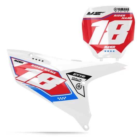 KIT ADHESIVOS moto KIT ADHESIVOS FONDOS DE PLACAS PERSONALIZADOS YAMAHA RAW