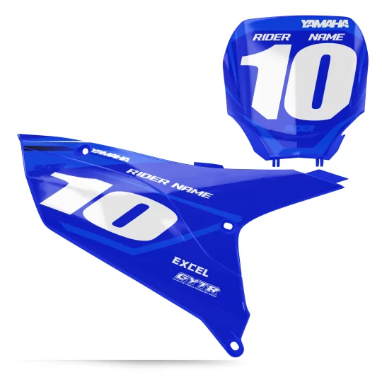 STICKERSET moto Stickerset NUMMERBORDACHTERGRONDEN PERSO YAMAHA CRISP