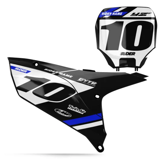 Stickerset moto STICKERSET NUMMERBORDACHTERGRONDEN PERSO YAMAHA SOLID