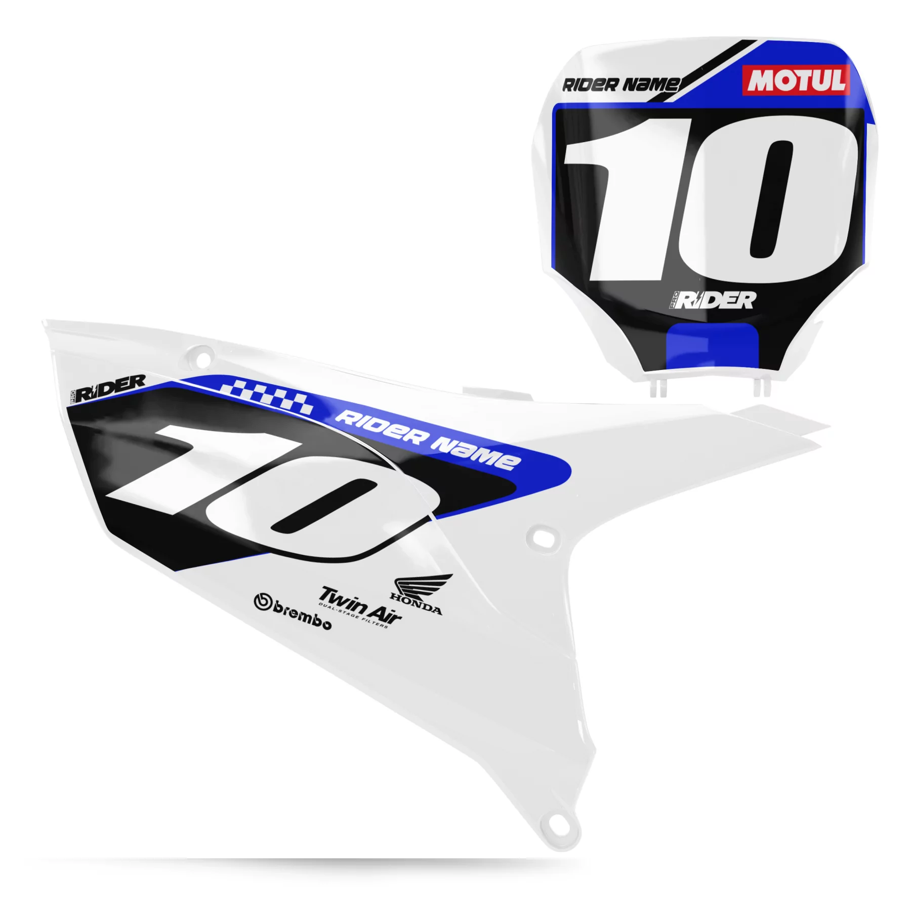 KIT ADHESIVOS moto KIT ADHESIVOS FONDOS DE PLACAS PERSONALIZADOS YAMAHA RAZOR