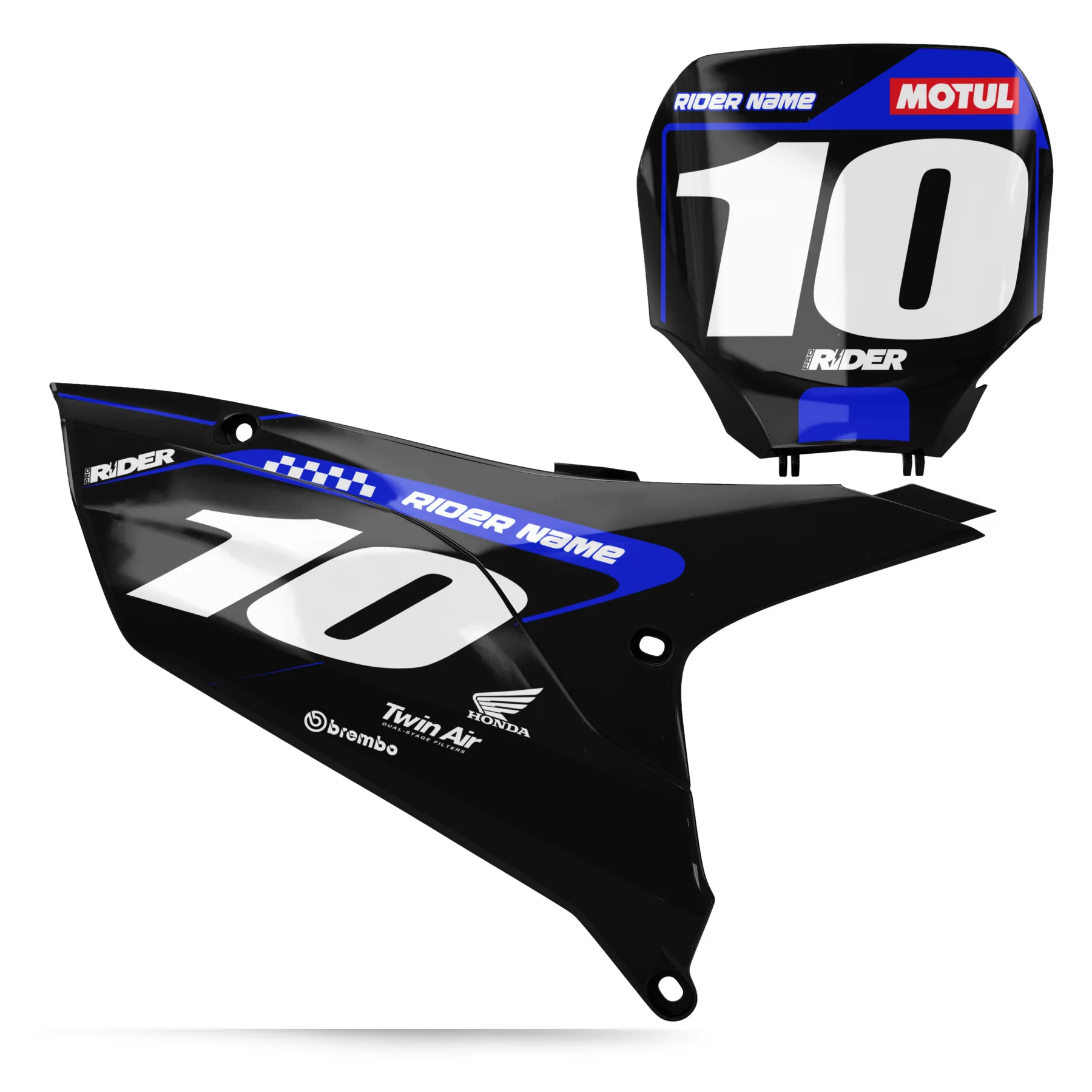 Grafiche moto GRAFICHE FONDINI TARGA PERSO YAMAHA EDGE