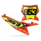 GRAFICHE moto Grafiche FONDS DE PLAQUES PERSO KTM SHIFT SX SXF EXC