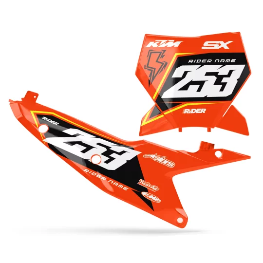 Kit adesivos moto KIT ADESIVOS FUNDOS DE PLACAS PERSO KTM FURY
