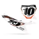 Kit adesivos moto KIT ADESIVOS FUNDOS DE PLACAS PERSO KTM GRIT