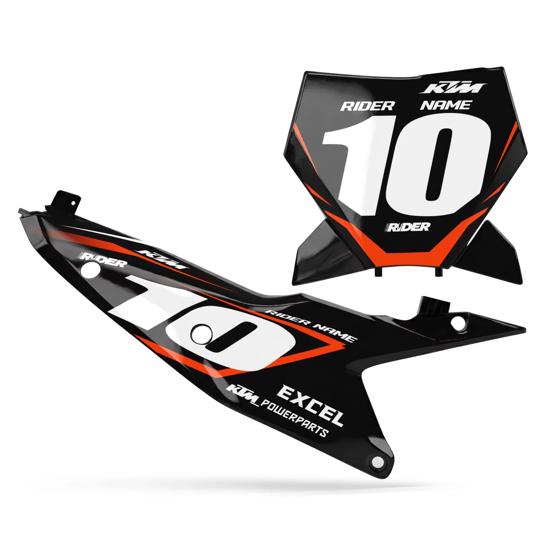 grafiche moto GRAFICHE SFONDI TARGHE PERSONALIZZATI KTM PEAK