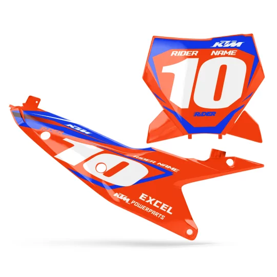 Kit adesivos moto KIT ADESIVOS FUNDOS DE PLACAS PERSO KTM ZONE
