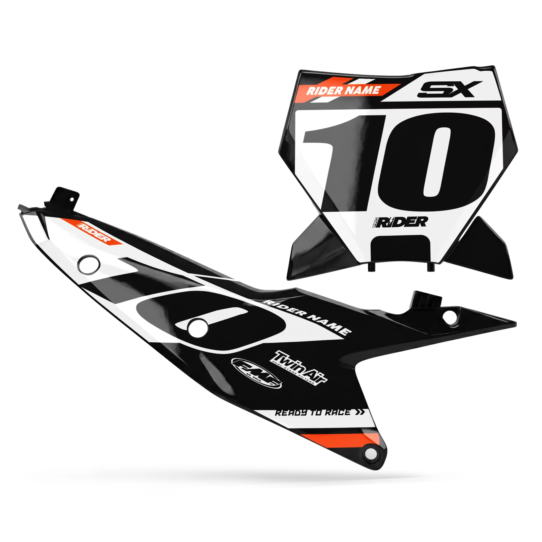 grafiche moto GRAFICHE SFONDI TARGHE PERSONALIZZATI KTM FLUX