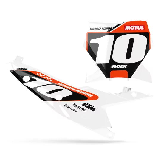 grafiche moto GRAFICHE SFONDI TARGHE PERSONALIZZATI KTM ARC