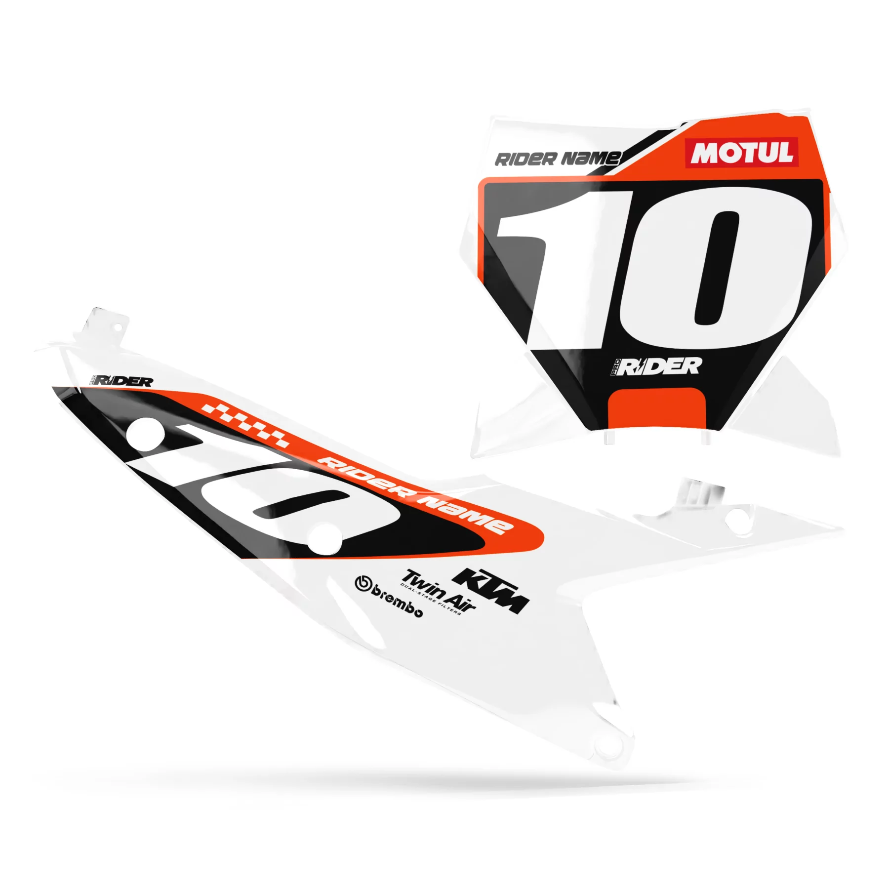 grafiche moto GRAFICHE SFONDI TARGHE PERSONALIZZATI KTM ARC
