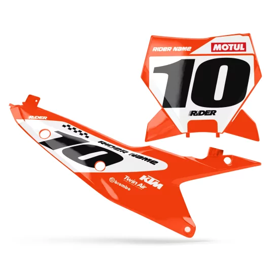 grafiche moto GRAFICHE SFONDI TARGHE PERSONALIZZATI KTM SLICE