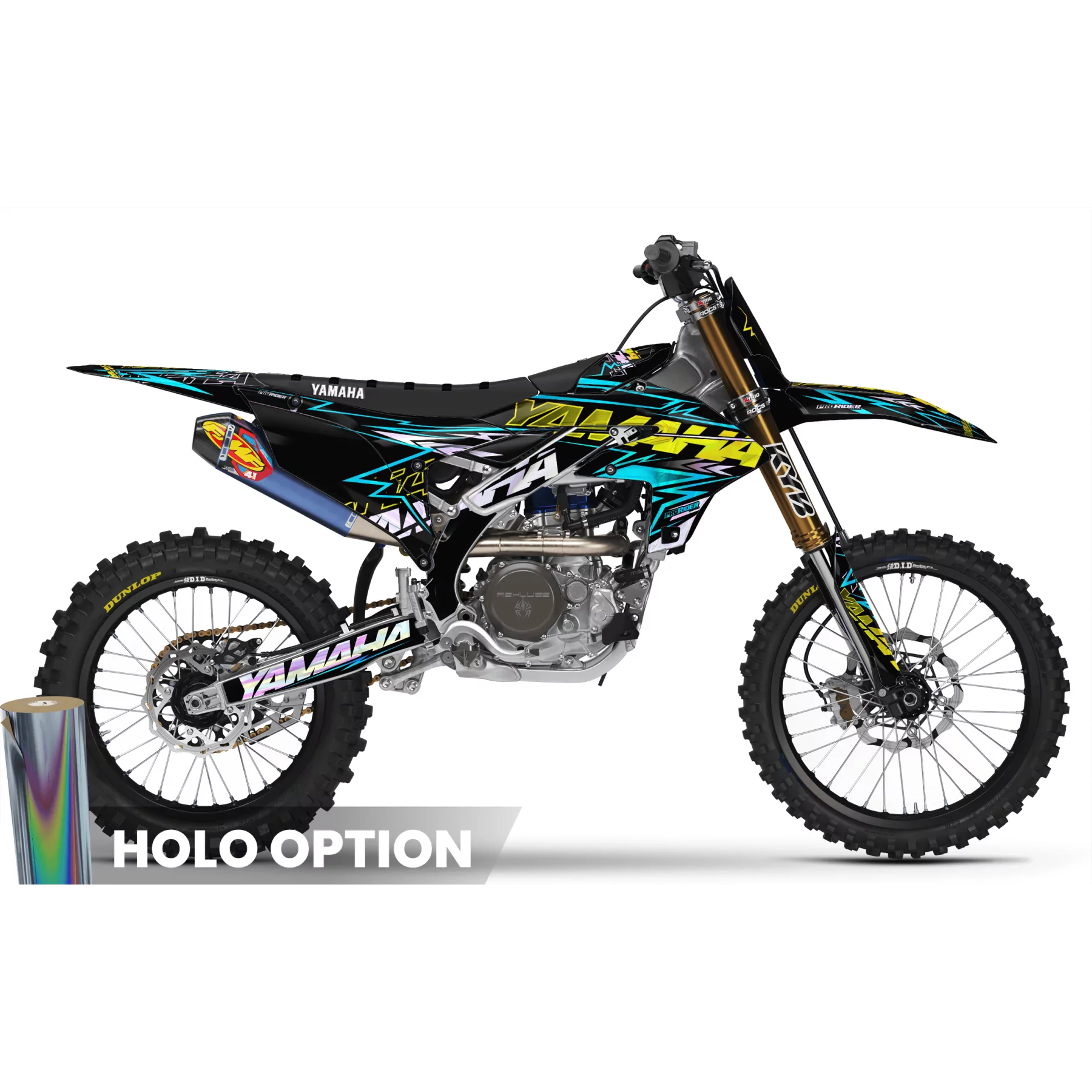 grafiche moto GRAFICHE MOTOCROSS YAMAHA FORCE TEAL