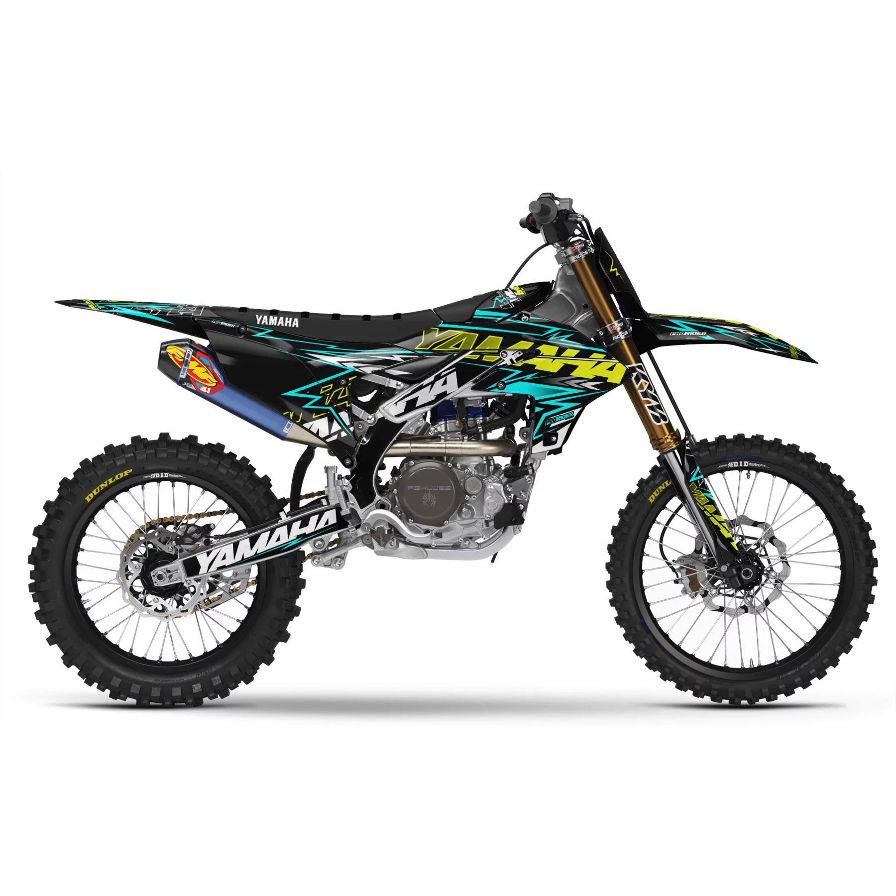 grafiche moto GRAFICHE MOTOCROSS YAMAHA FORCE TEAL