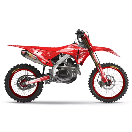 Kit adesivos moto KIT ADESIVOS MOTOCROSS HONDA RED PERFORMANCE