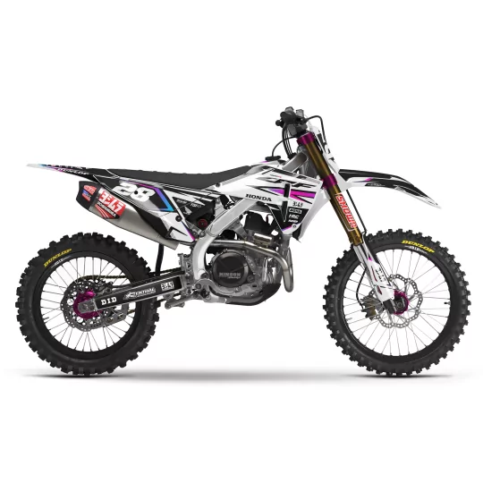 Kit adesivos moto KIT ADESIVOS MOTOCROSS HONDA GRADIENT RIFT