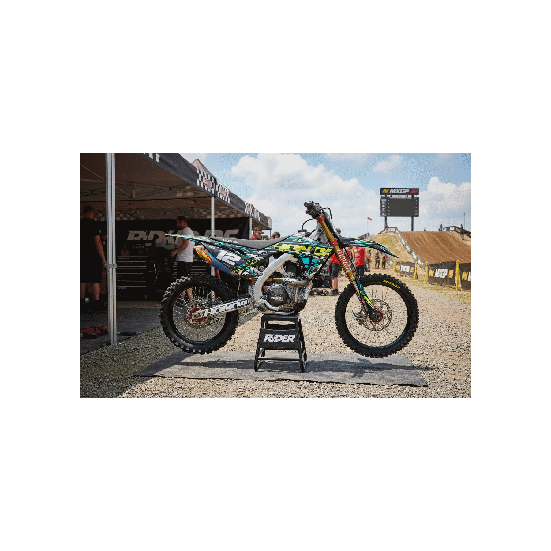 Kit adesivos moto KIT ADESIVOS MOTOCROSS HONDA BOLD EFFECT