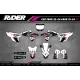 Kit adhesivos moto KIT ADHESIVOS MOTOCROSS HONDA WHITE RIFT