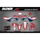 Kit adesivos moto KIT ADESIVOS MOTOCROSS HONDA CRASH