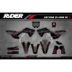 Kit adhesivos moto KIT ADHESIVOS MOTOCROSS HONDA BLACK CRASH