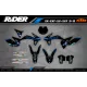 Kit adesivos moto Kit adesivos Motocross KTM SX SXF EXC | Shadow Edition | Black blue
