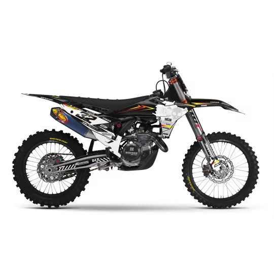Grafiche moto GRAFICHE MOTOCROSS KTM ORANGE SKULL