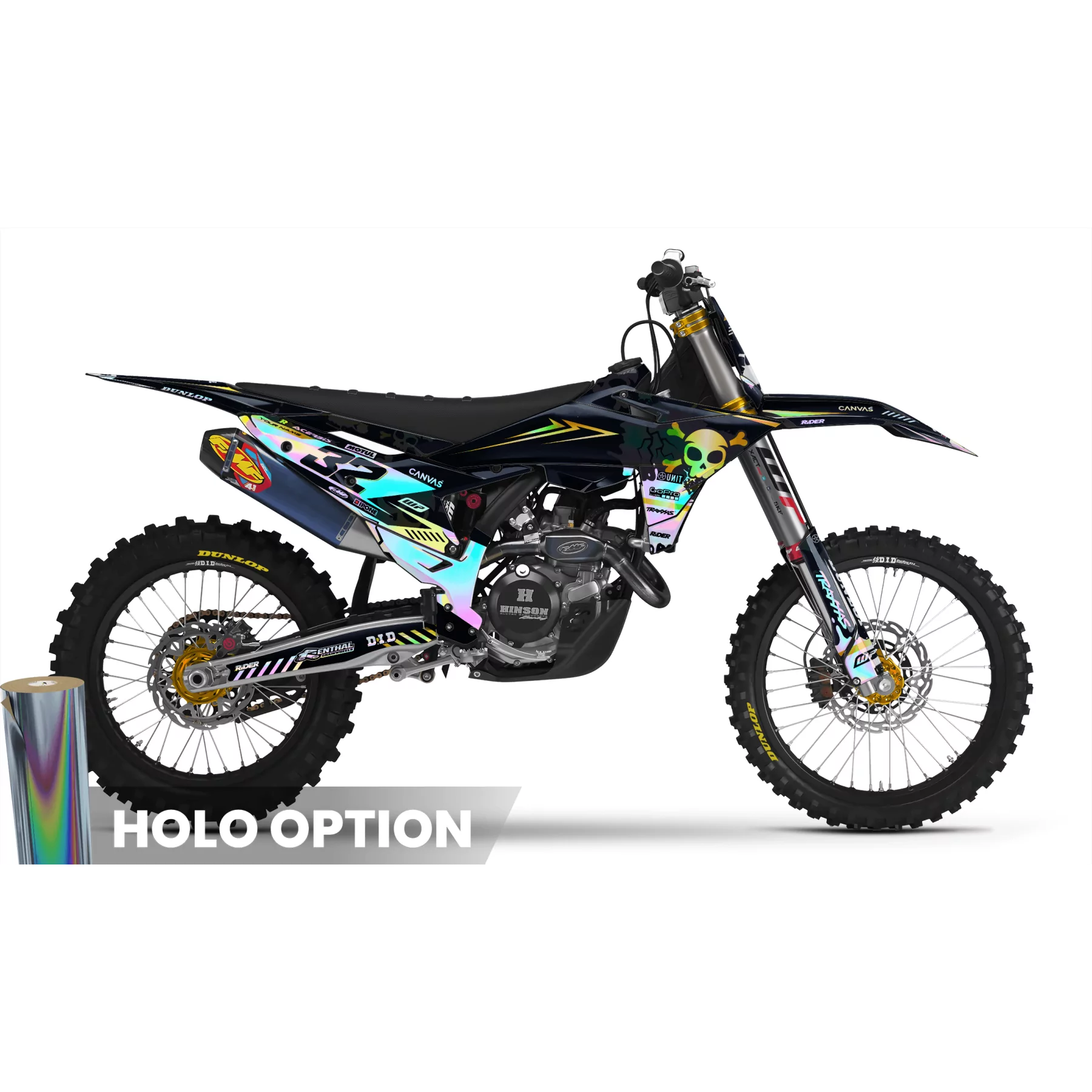 grafiche moto Grafiche MOTOCROSS KTM GOLD SKULL