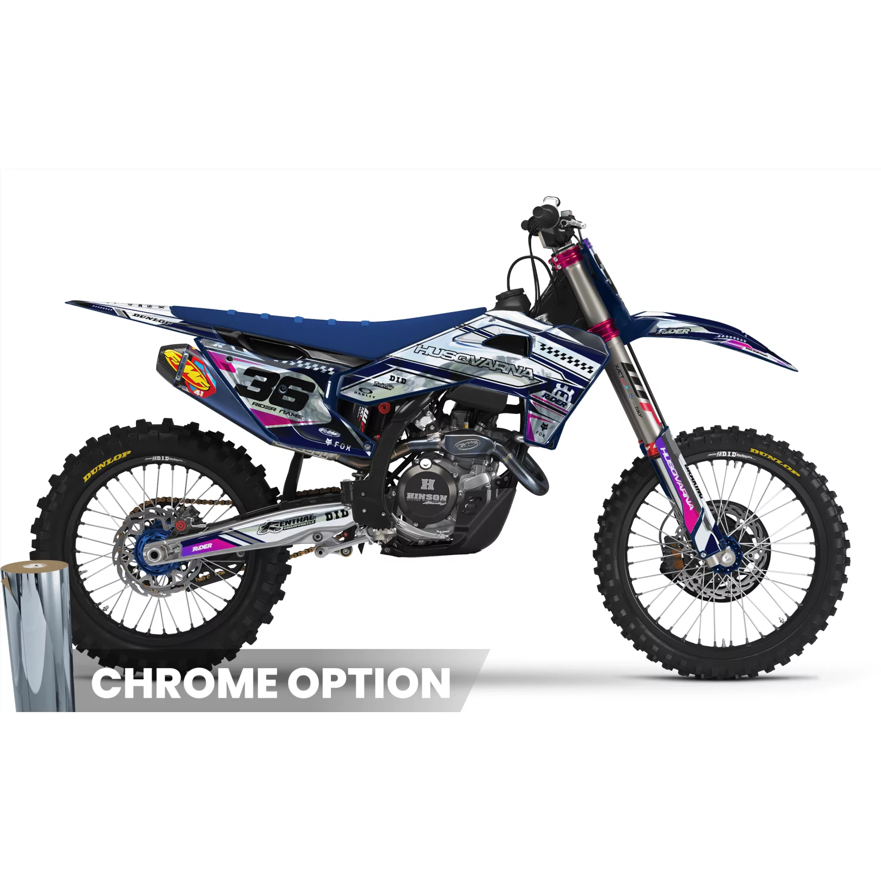 grafiche moto Grafiche MOTOCROSS HUSQVARNA BLUE ORIGIN
