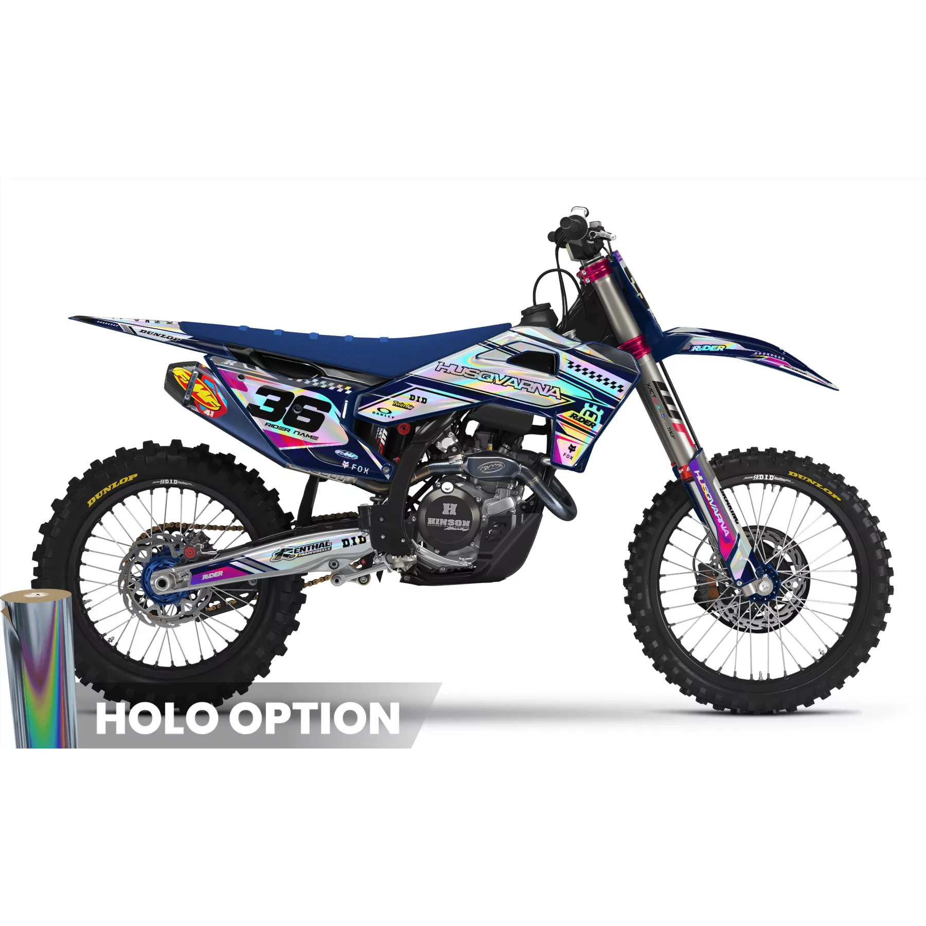 grafiche moto Grafiche MOTOCROSS HUSQVARNA BLUE ORIGIN