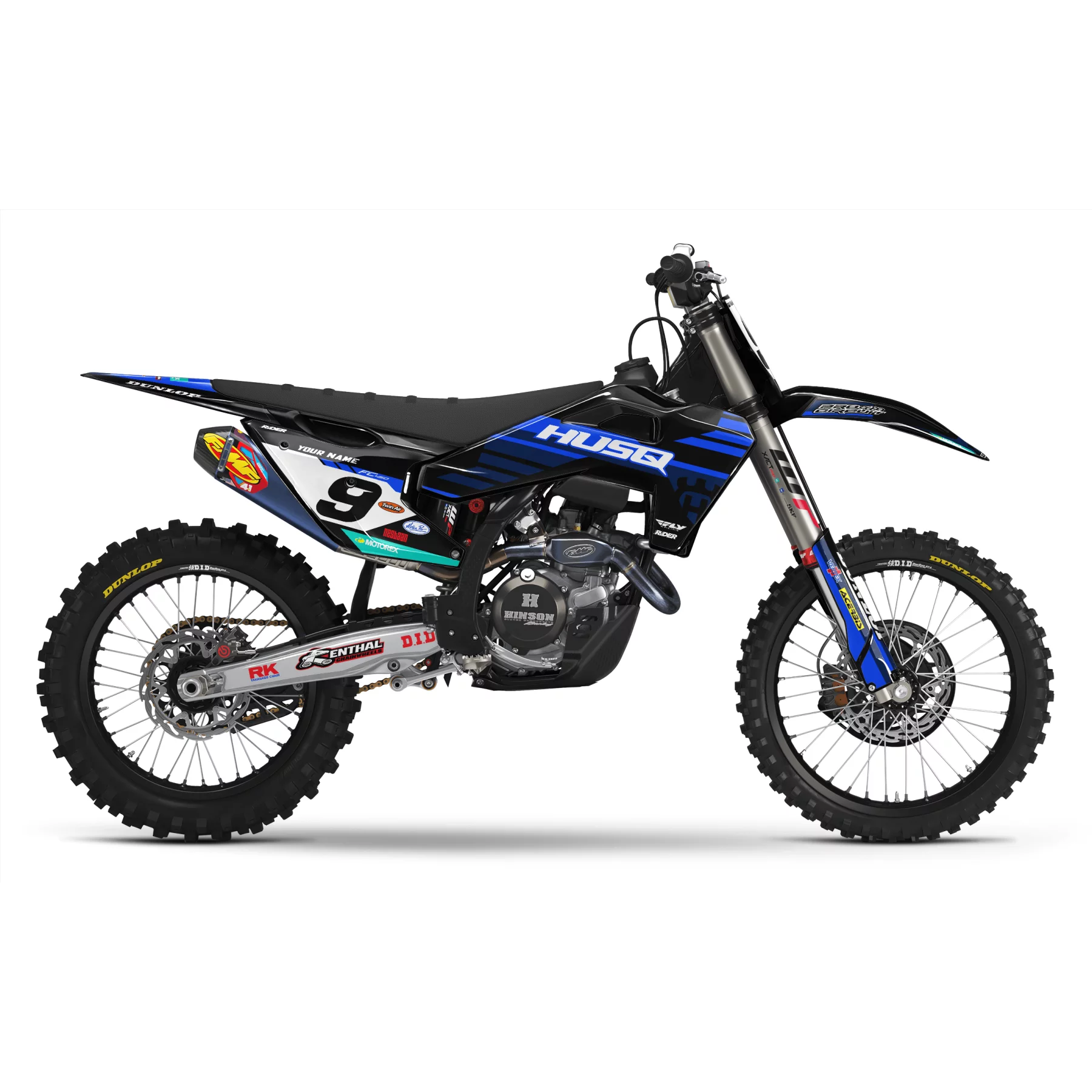 grafiche moto Grafiche MOTOCROSS HUSQVARNA BLUE SOURCE
