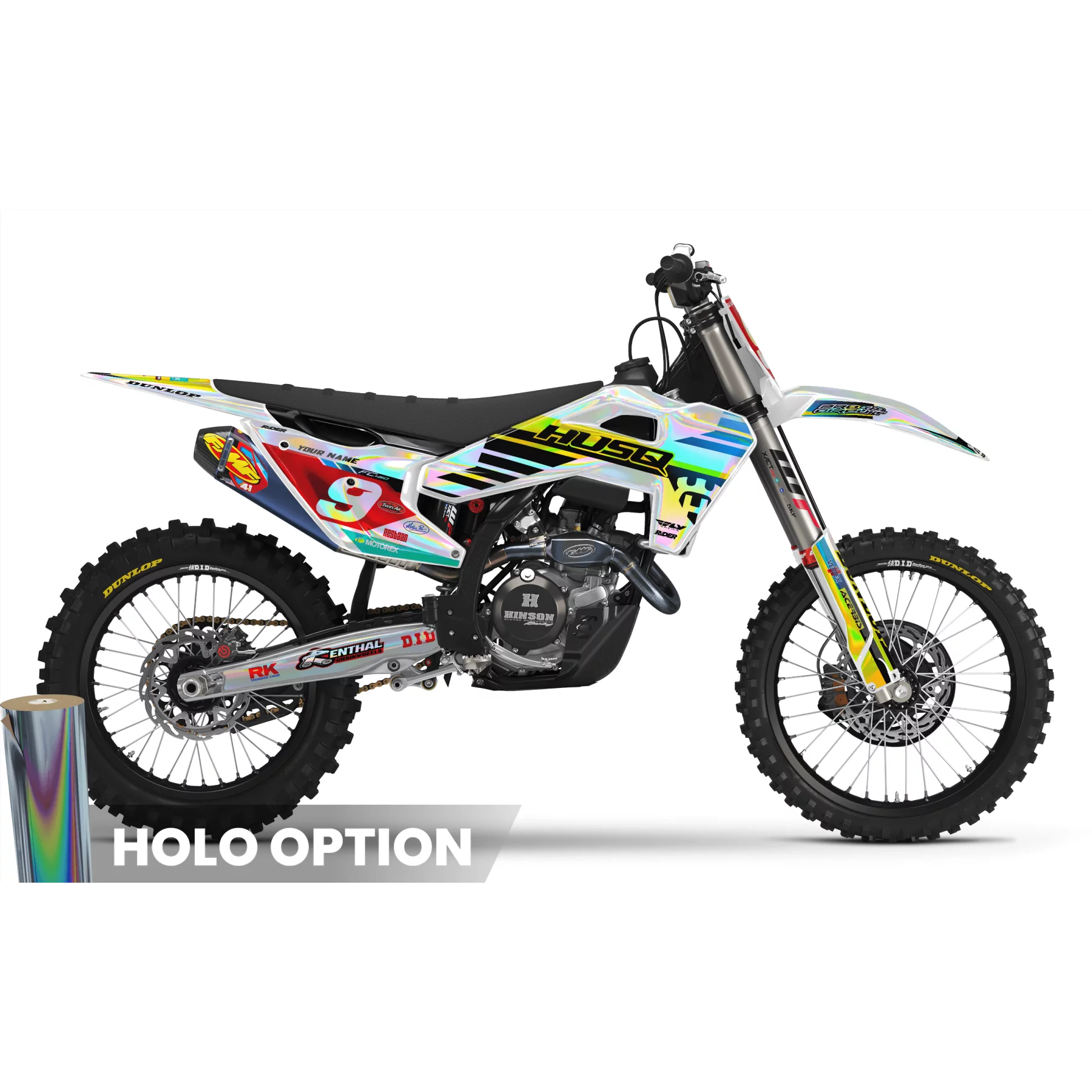 grafiche moto Grafiche MOTOCROSS HUSQVARNA WHITE SOURCE