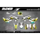 Kit adhesivos moto KIT ADHESIVOS MOTOCROSS HUSQVARNA BLACK & YELLOW SOURCE