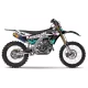 Kit adesivos moto KIT ADESIVOS MOTOCROSS KAWASAKI TEAL CORE