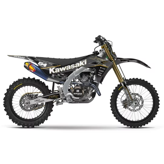 Kit adesivos moto KIT ADESIVOS MOTOCROSS KAWASAKI GOLD CORE