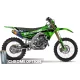 Kit adesivos moto KIT ADESIVOS MOTOCROSS KAWASAKI GREEN CORE