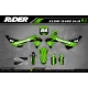 Stickerset moto STICKERSET MOTOCROSS KAWASAKI GREEN CORE