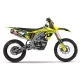 Stickerset moto STICKERSET MOTOCROSS SUZUKI CYAN FIRM