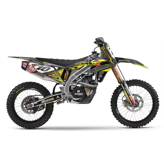 Grafiche moto GRAFICHE MOTOCROSS SUZUKI GREY TRUE