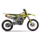 Stickerset moto STICKERSET MOTOCROSS SUZUKI YELLOW TRUE