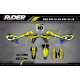 Kit adesivos moto KIT ADESIVOS MOTOCROSS SUZUKI YELLOW TRUE