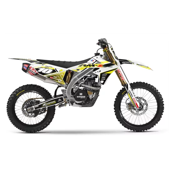 Grafiche moto GRAFICHE MOTOCROSS SUZUKI WHITE TRUE