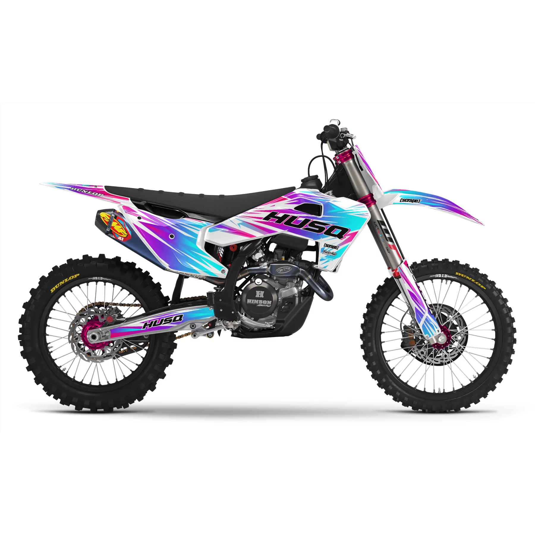 Stickerset moto STICKERSET MOTOCROSS HUSQVARNA SAVAGE