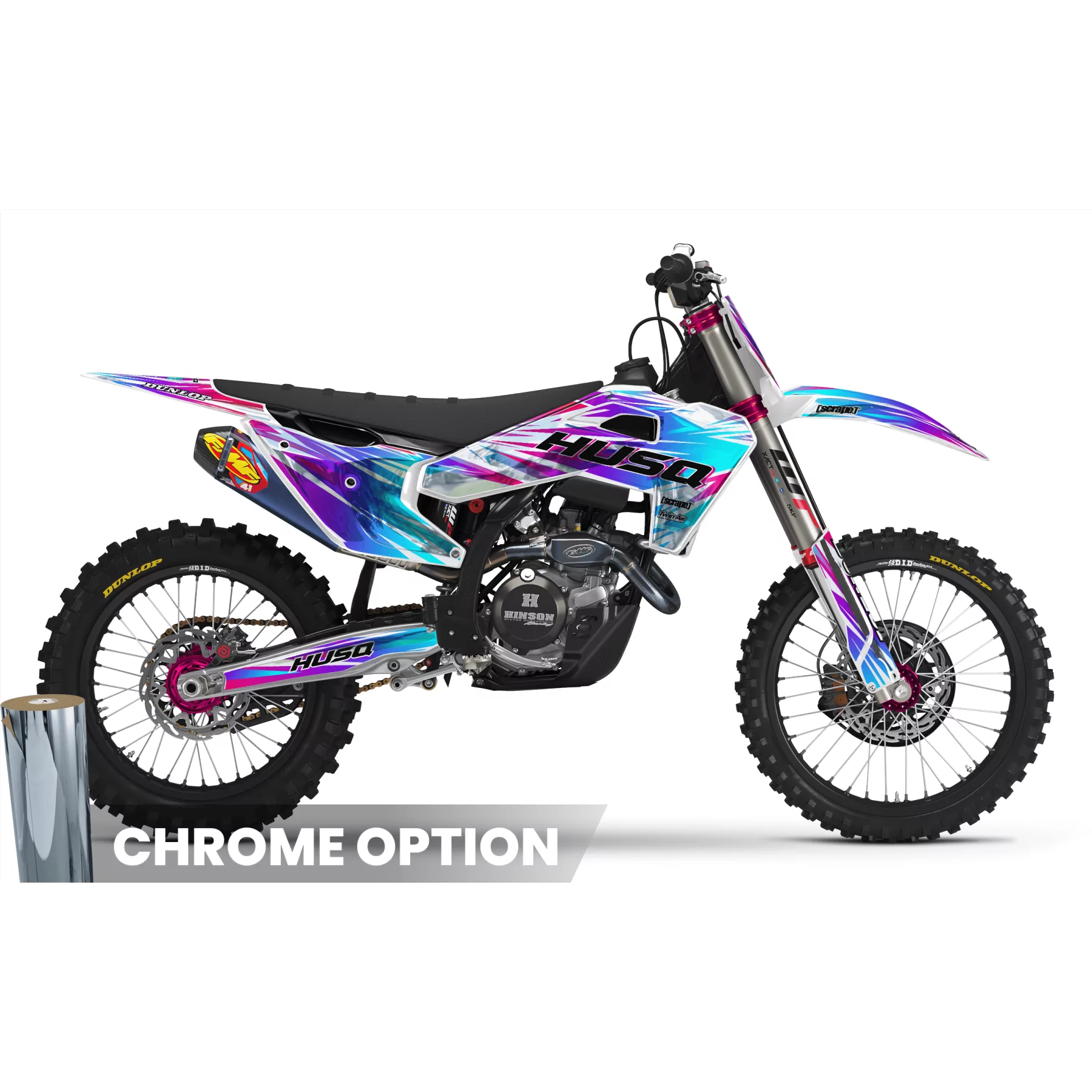 Stickerset moto STICKERSET MOTOCROSS HUSQVARNA SAVAGE