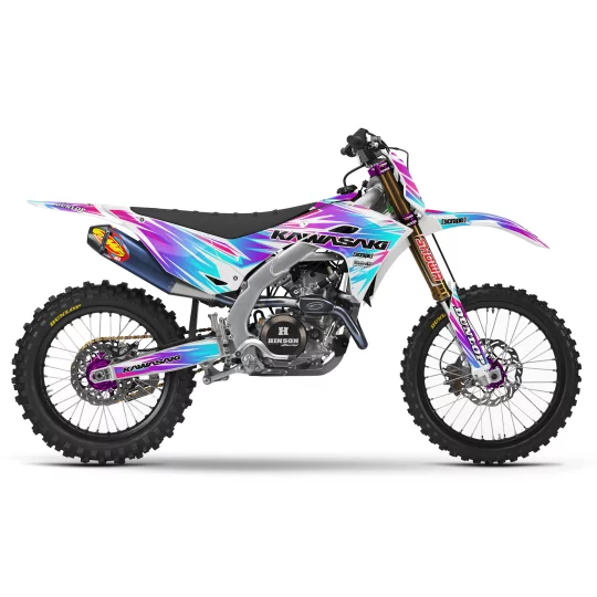 Kit adesivos moto KIT ADESIVOS MOTOCROSS KAWASAKI SAVAGE