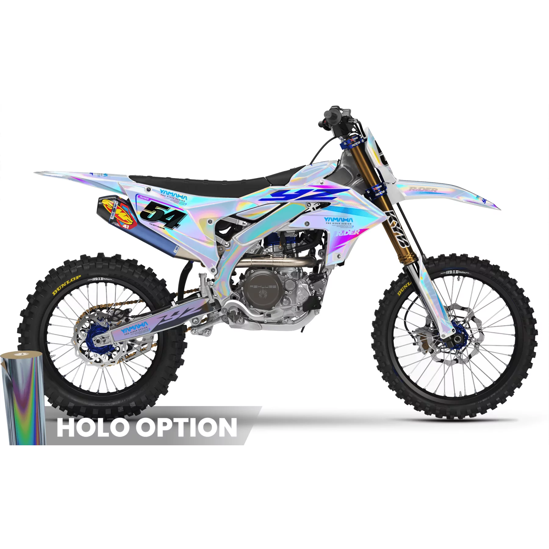 Kit adesivos moto KIT ADESIVOS MOTOCROSS YAMAHA BRIGHT