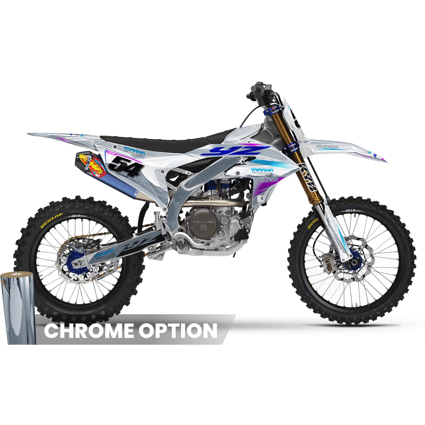 Kit adesivos moto KIT ADESIVOS MOTOCROSS YAMAHA BRIGHT