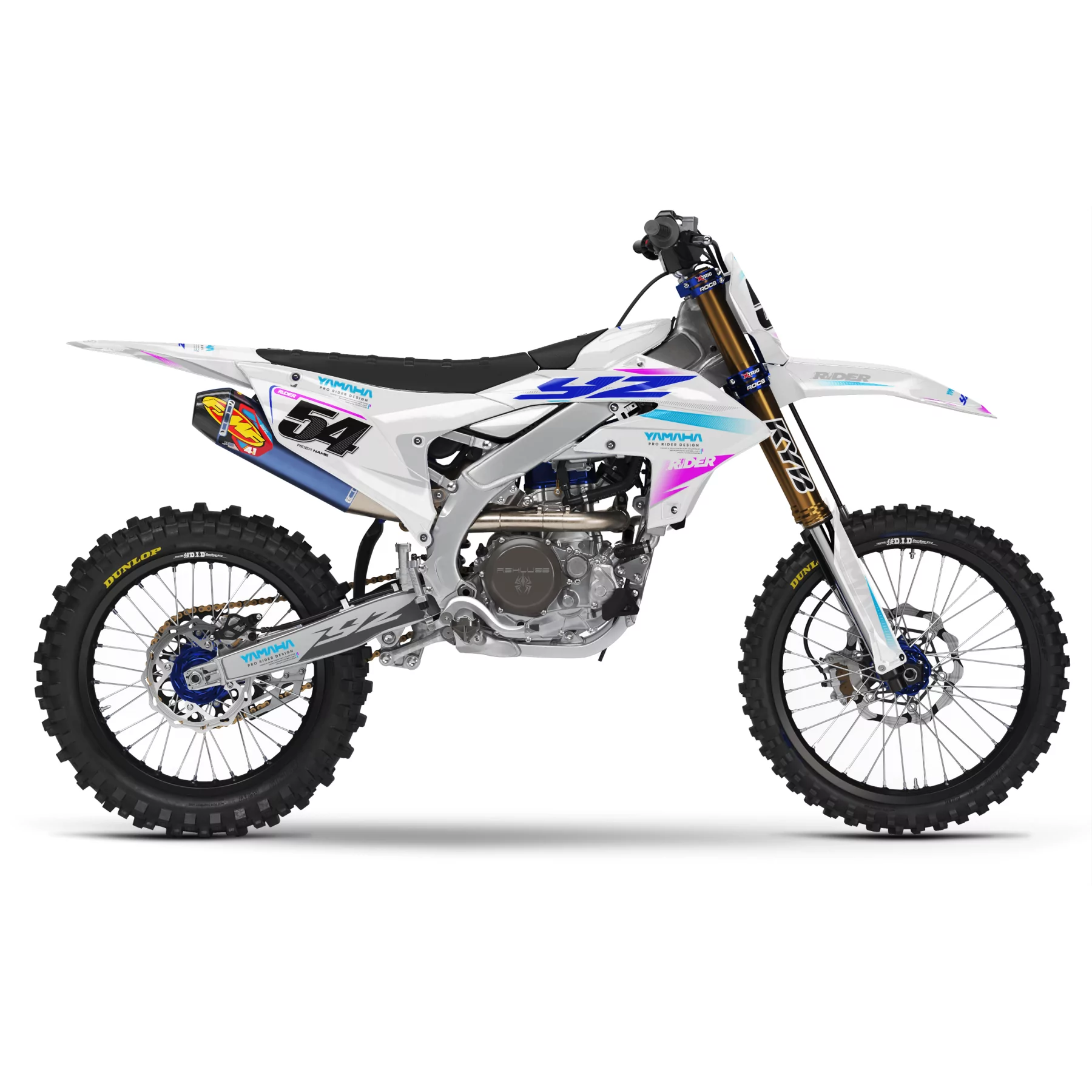 Kit adesivos moto KIT ADESIVOS MOTOCROSS YAMAHA BRIGHT