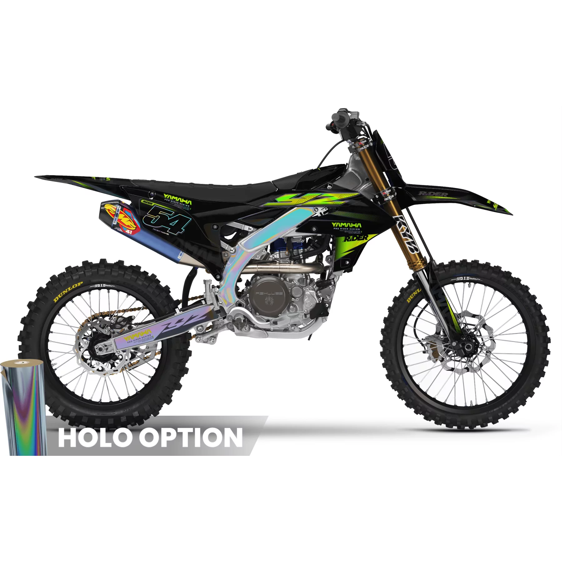 Stickerset motor STICKERSET MOTOCROSS YAMAHA SOLID