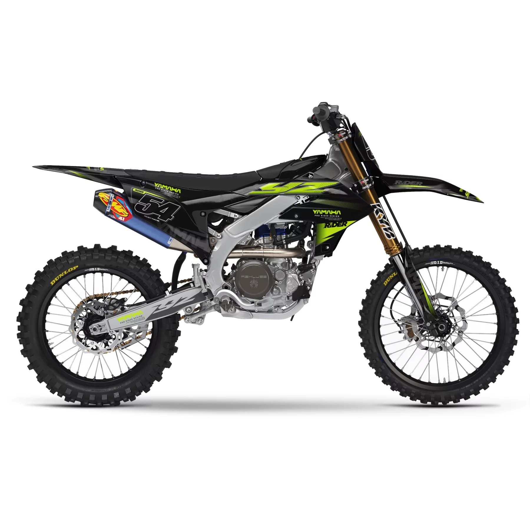 Stickerset motor STICKERSET MOTOCROSS YAMAHA SOLID